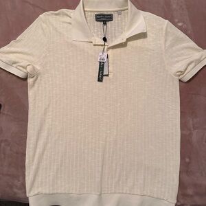 Men’s Paisley Gray slim fit polo.